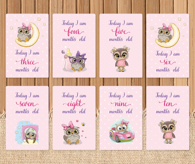 baby-girl-milestone-cards-printable-baby-milestone-cards-etsy-uk