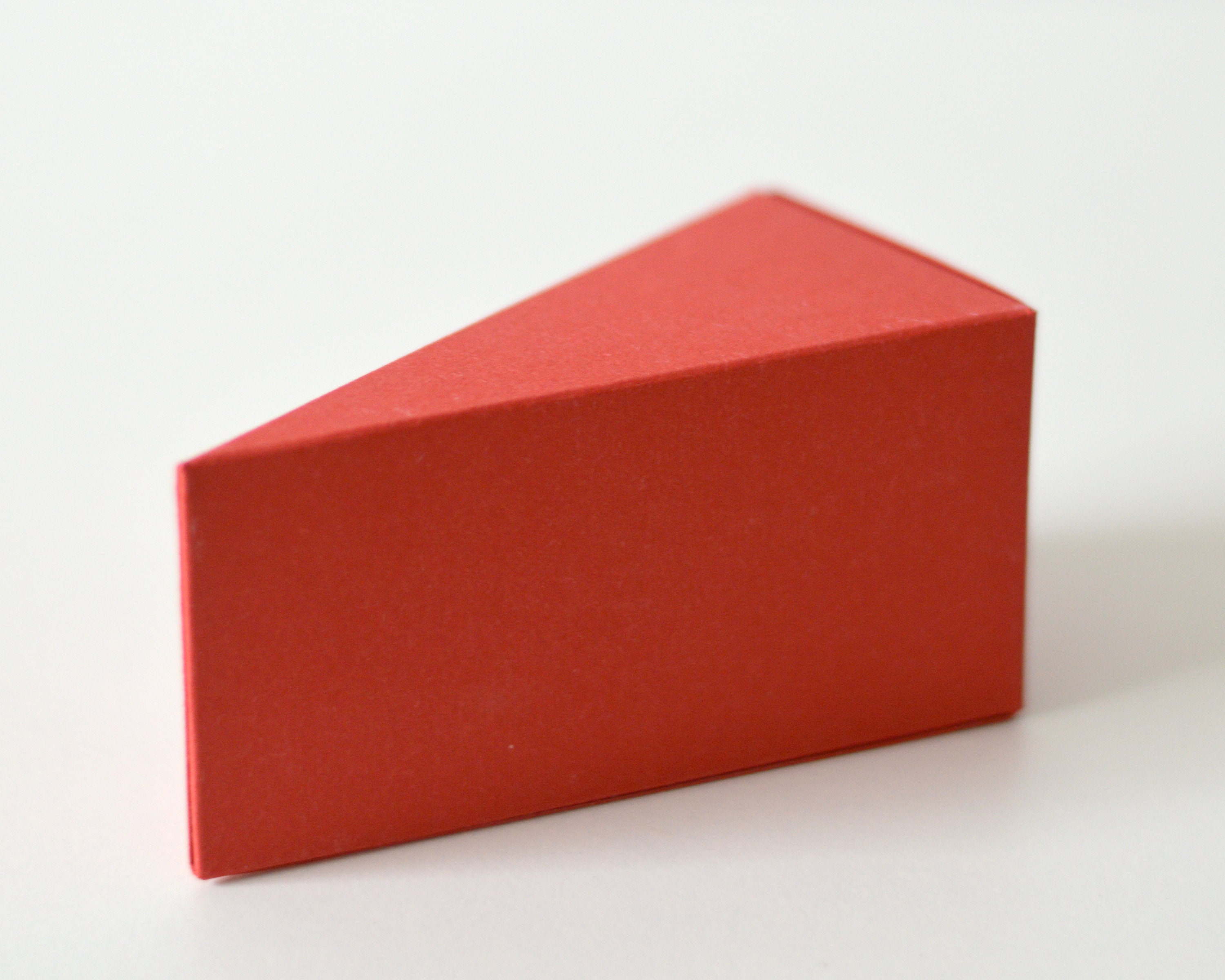 Cake Slice Box template Box template svg cdr eps pdf Etsy