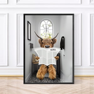 Highland cow toilet - .de