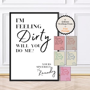 Funny Laundry Quote Print, Endless Washing Print, Utility Room Prints, Kitchen Decor, Framed Prints