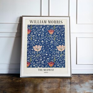 William Morris Print, The Medway Wand Kunst Druck, Vintage Küchen Dekor
