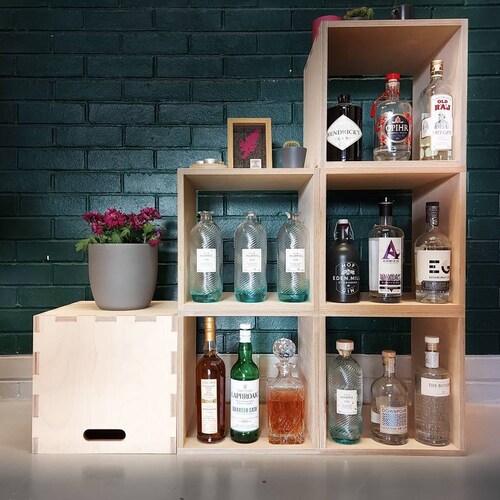 Stac Stackable Cubes Vinyl Storage Book Shelf Cubic Etsy UK