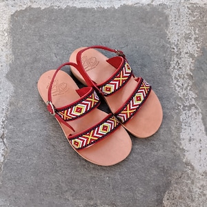Greek leather sandals, Kids sandals, Summer shoes, Handmade sandals, Genuine leather sandals, Customade sandals, ERIDANUS BOHO KIDS