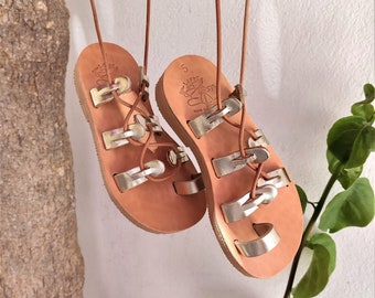 Greek leather sandals, Kids sandals, Baby sandals, Summer shoes, Handmade sandals, Real leather, Customade sandals, SPARTAN KIDS