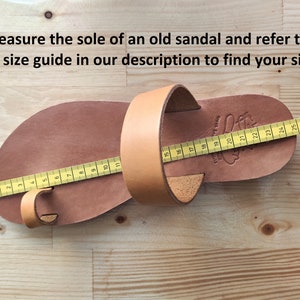 Handgefertigte Griechische Ledersandalen, Damen Sommerschuhe, Customade Natural Tan Slides, ANDROMEDA Bild 13