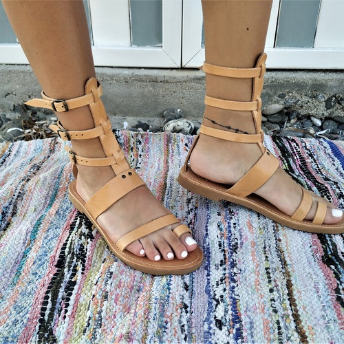 Greek Leather Sandals Women Sandals Summer Shoes Handmade - Etsy