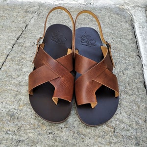 Greek Leather Sandals, Men Sandals, Summer Shoes, Handmade Sandals ...