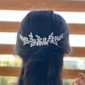 Bridal hair pieces swarovski hot sale