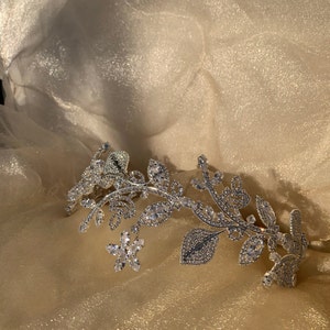 Swarovski Tiara Wedding Hair Accessories Bridal Hair Vine - Etsy