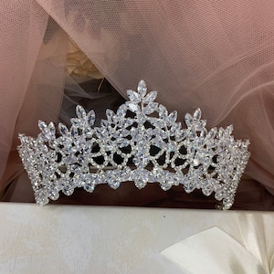 Swarovski Zircon Hair Accessories, Bridal Hair Vine, Bridal Tiaras, Silver Headpieces, Tiara  for Bachelor,Birthday Gift,Crystal Crowns!