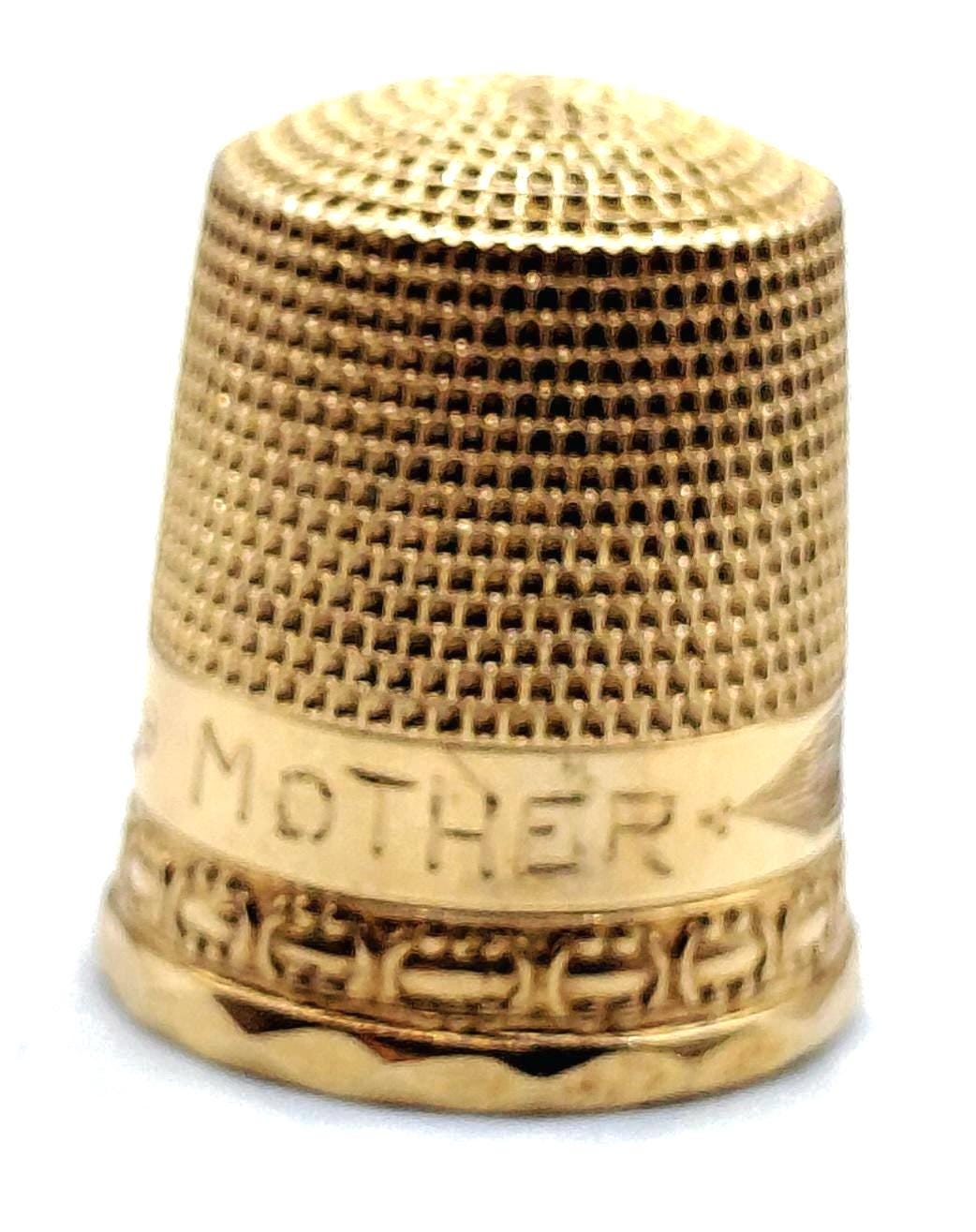 14k gold thimble size 9 3g