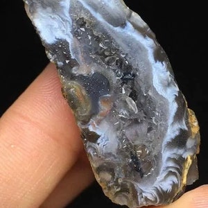 27g Natural Rare Crystal Alien Agate Geode Quartz Crystal