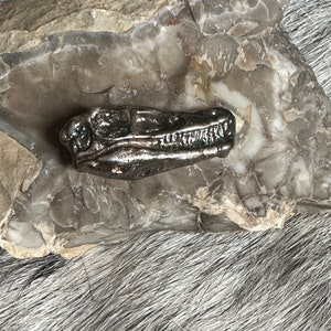 Silver Dino Skull 1.59 oz .999