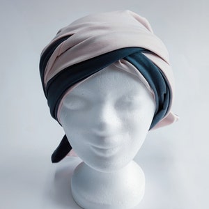 Curl towel, turban towel, cotton jersey