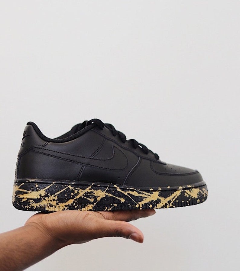 nike air force black custom