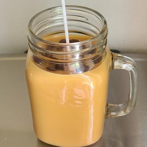Hazelnut coffee mason jar candle— Premium Wax
