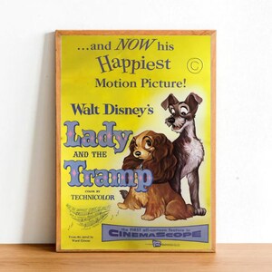 Impresión de póster Retro de película de dibujos animados, cartel de boletín de película musical animada de historia infantil Vintage, decoración artística de pared tamaño A4