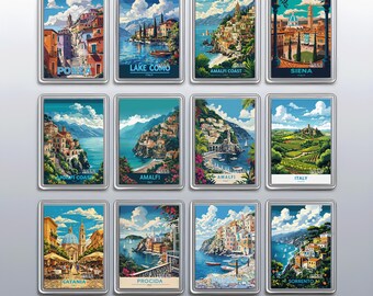 Iconic Italian Travel Prints & Scenic Vistas – Acrylic Fridge