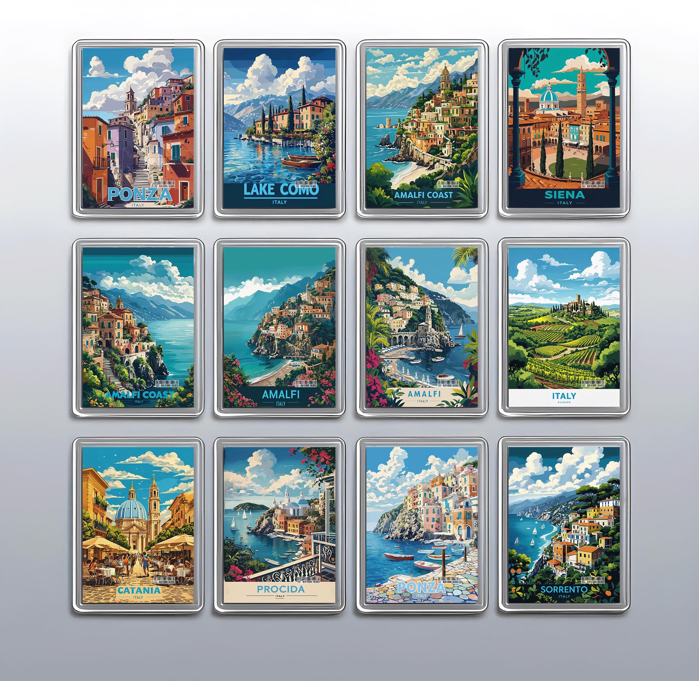 Iconic Italian Travel Prints & Scenic Vistas – Acrylic Fridge