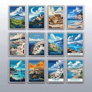 Calimita Frigorifero Nafplio Grecia 3D - Souvenir Artigianale Per Casa E Cucina