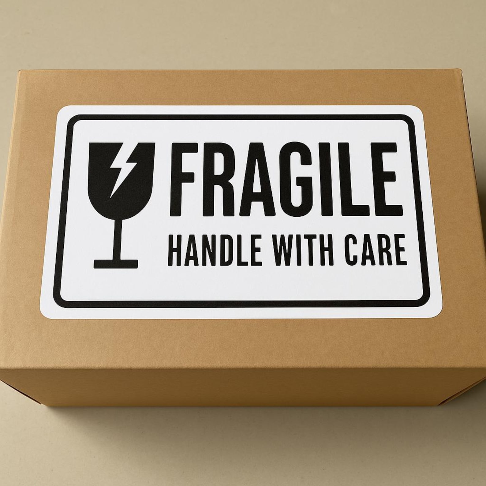 Fragile Handle With Care Shipping Label 4x6 Inch – Handle With Care ...