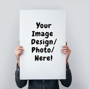 Votre image photo design à imprimer Poster d'art personnalisé cadeau A4