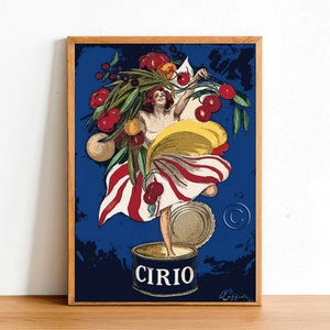 Retro Tomato Sauce Advertisement Poster Print, Vintage Food Italy Bulletin Sign Wall Art Decor A4 Size
