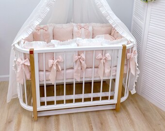 round crib bumper