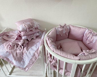 Round Crib Bedding Sets Crib Bumpers Canopy Par Babyallieshop Round Crib Bedding Sets Crib Bumpers Canopy Par Babyallieshop