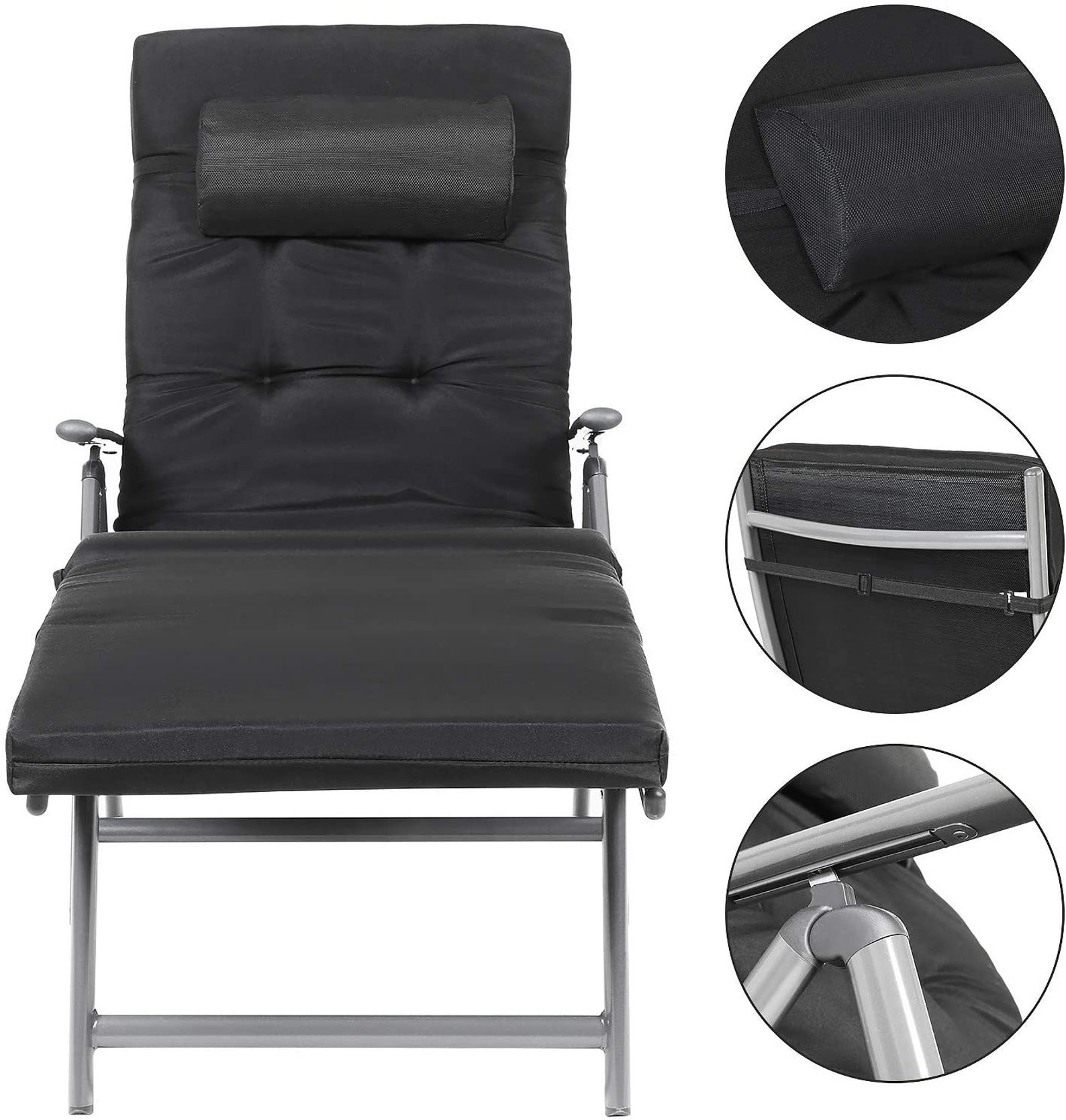 Sun Lounger with Mattress Removable Headrest High Quality Etsy