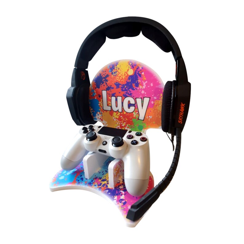 Personalised Gaming Controller Headset Stand Game Controller Etsy UK