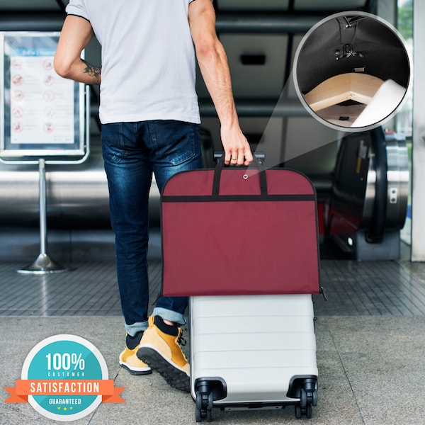 Leather Garment Bag Etsy