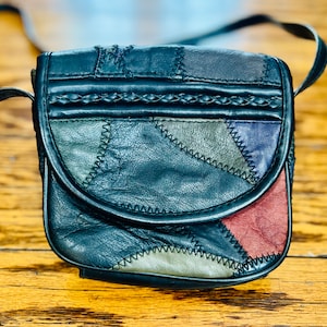 Vintage 90’s Patchwork Crossbody Bag