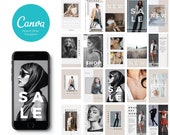 Canva Instagram Story Templates: Chic Fashion Designs (20 Designs)