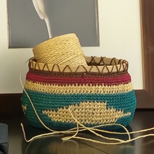 Crochet plant holder, indoor planter baskets,Unique Home Decor,Plant decor,Storage Basket,Home Organiser,Gift Ideas,colorful  basket