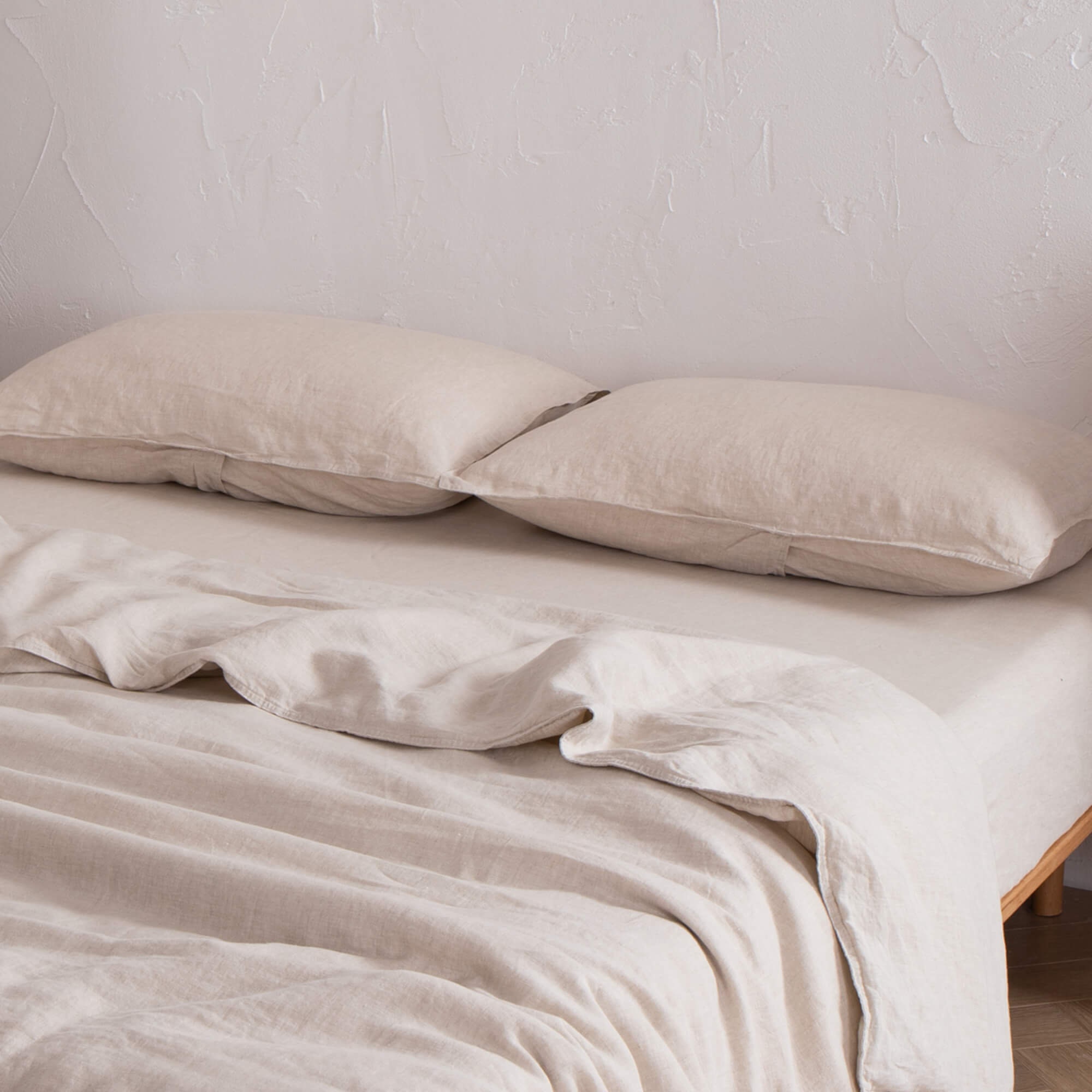 Linen Duvet Cover in Oatmeal Natural Washed Linen Duvet Etsy