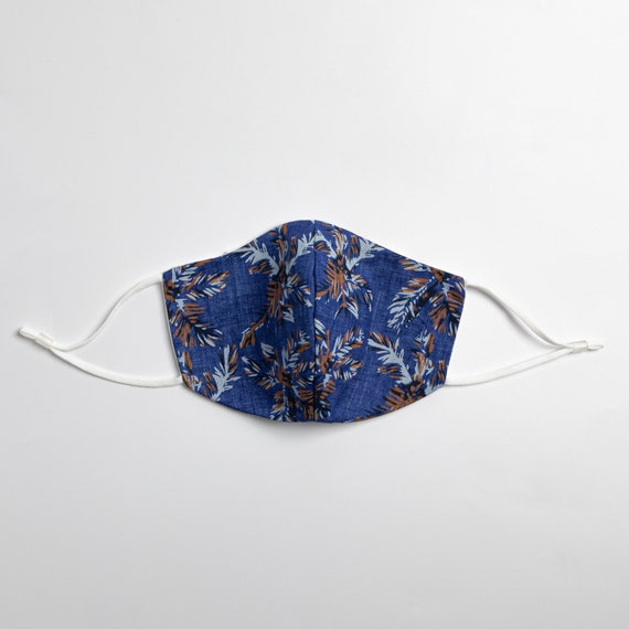 Handmade Floral Face Mask With Filter Pocket Linen Face Mask FREE 2 FILTER Handmade Floral Face Mask With Filter Pocket Linen Face Mask FREE 2 FILTER