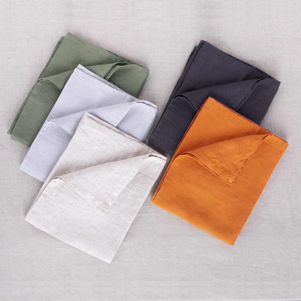 Linen Tea Towels in Gray100 Linen Tea Towels Available for Etsy