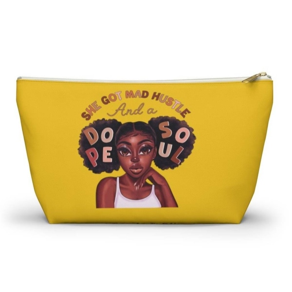 Dope Soul | Reisetasche | Schminktasche | Zubehör | Schwarze Frau | Black Girl Magic | Stiftebox | Kosmetiktasche | Melanin Magie