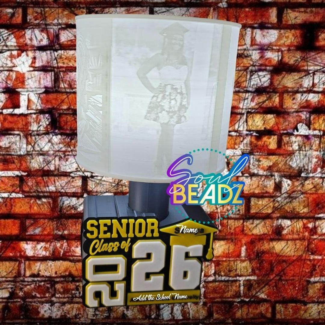 Class of 2026 3D Lamp | Custom Lamp | Graduate Gift | Table