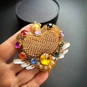 Sailor moon pin Eternal moon article brooch Anime jewelry accessories Transformation amulet brooch for gift