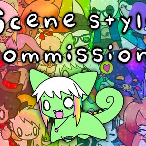 2000’s scene style commissions