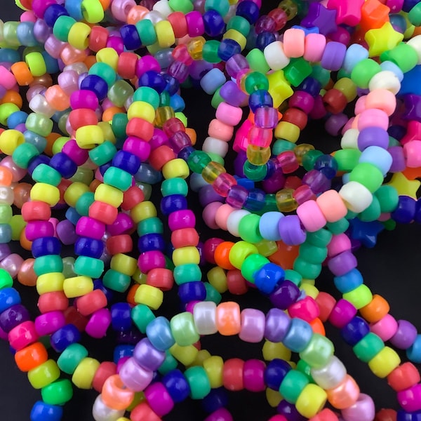 Rainbow kandi bracelet blind bag