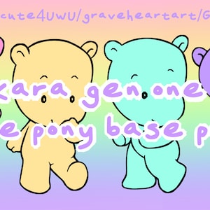 P2U takara gen 1 my little pony base pack