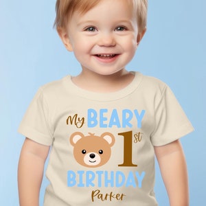 My Beary 1st Birthday First Birthday Onesie or Shirt for boy