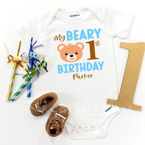 My Beary 1st Birthday First Birthday Onesie or Shirt for boy