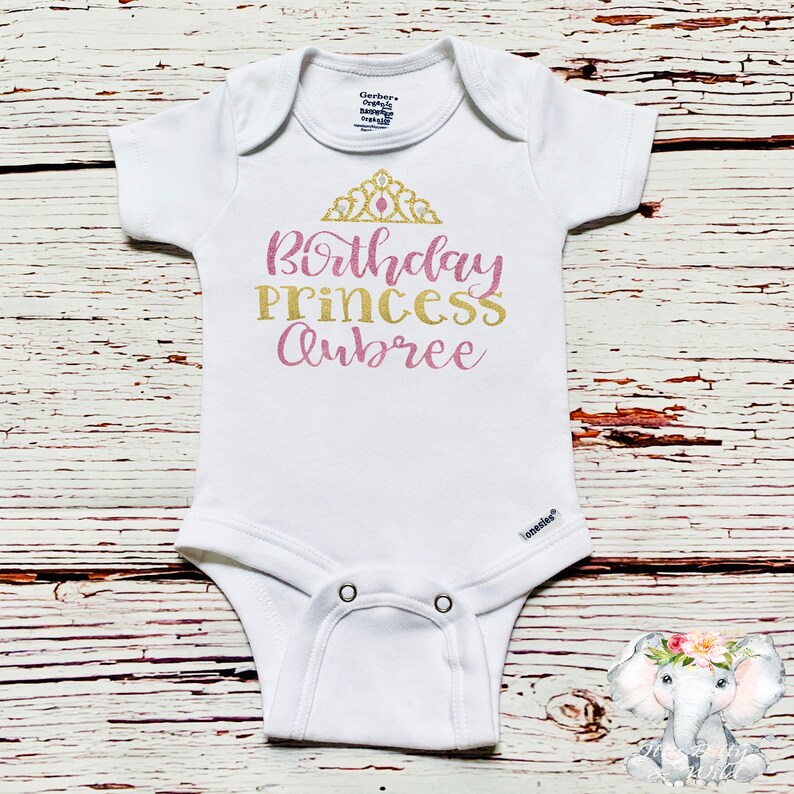 1st birthday princess shirt
