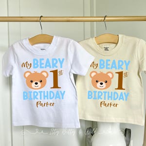 My Beary 1st Birthday First Birthday Onesie or Shirt for boy