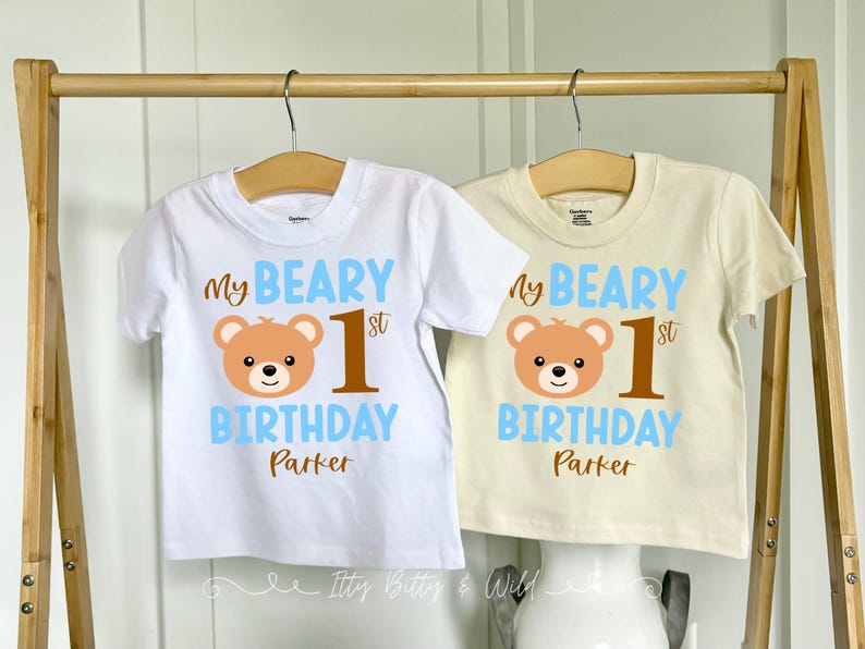 My Beary 1st Birthday First Birthday Onesie or Shirt for boy
