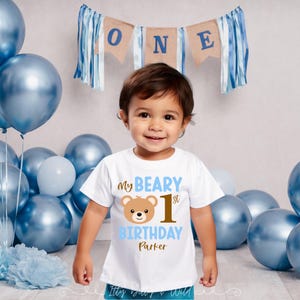 My Beary 1st Birthday First Birthday Onesie or Shirt for boy
